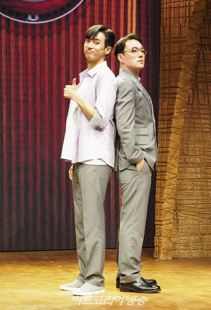 뮤지컬 '인간의 법정' 프레스콜(변호사 서인구 역 선한국, 김승용) 2022.10.06 사진 ⓒ아트코리아방송 이용선 기자