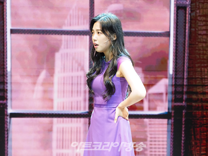 뮤지컬 '인간의 법정' 프레스콜(안드로이드 카운슬러 역 이상아) 2022.10.06 사진 ⓒ아트코리아방송 이용선 기자