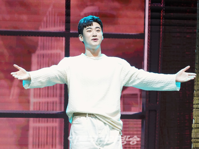 뮤지컬 '인간의 법정' 프레스콜(안드로이드 아오 역 류찬열) 2022.10.06 사진 ⓒ아트코리아방송 이용선 기자