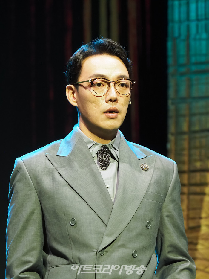 뮤지컬 '인간의 법정' 프레스콜(경찰청 소속 변호사 서인구 역 김승용) 2022.10.06 사진 ⓒ아트코리아방송 이용선 기자