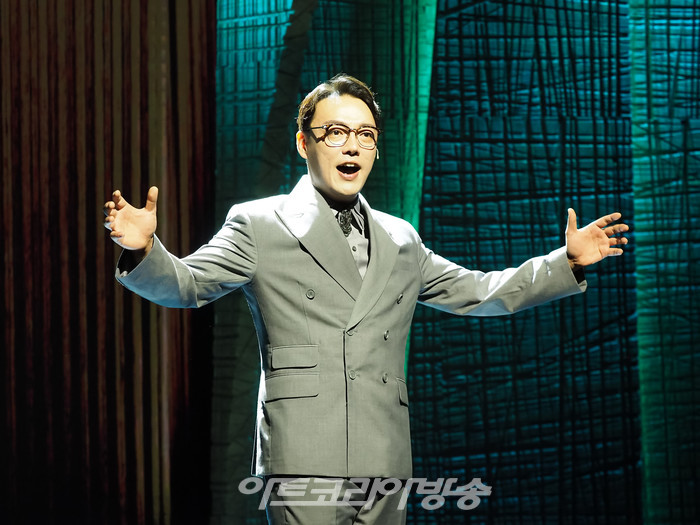 뮤지컬 '인간의 법정' 프레스콜(경찰청 소속 변호사 서인구 역 김승용) 2022.10.06 사진 ⓒ아트코리아방송 이용선 기자