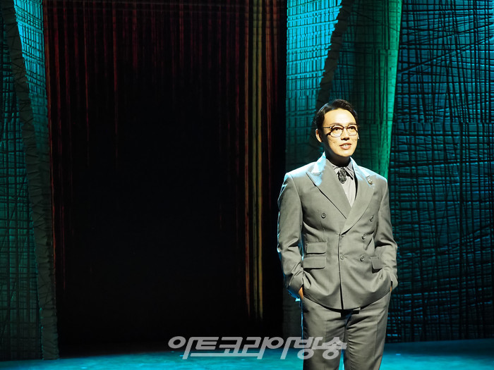 뮤지컬 '인간의 법정' 프레스콜(경찰청 소속 변호사 서인구 역 김승용) 2022.10.06 사진 ⓒ아트코리아방송 이용선 기자