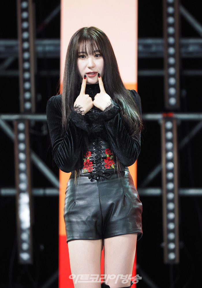 이채연 첫 번째 미니앨범 '허시 러시'(HUSH RUSH) 발매 기념 쇼케이스. 2022.10.12 사진 ⓒ아트코리아방송 이용선 기자