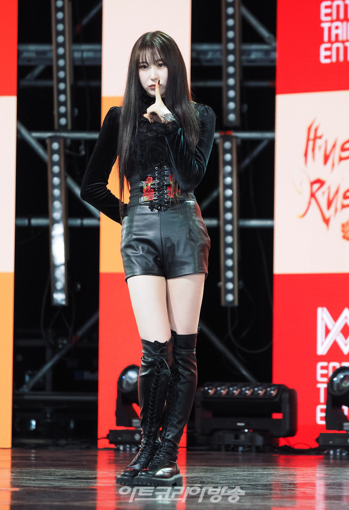 이채연 첫 번째 미니앨범 '허시 러시'(HUSH RUSH) 발매 기념 쇼케이스. 2022.10.12 사진 ⓒ아트코리아방송 이용선 기자