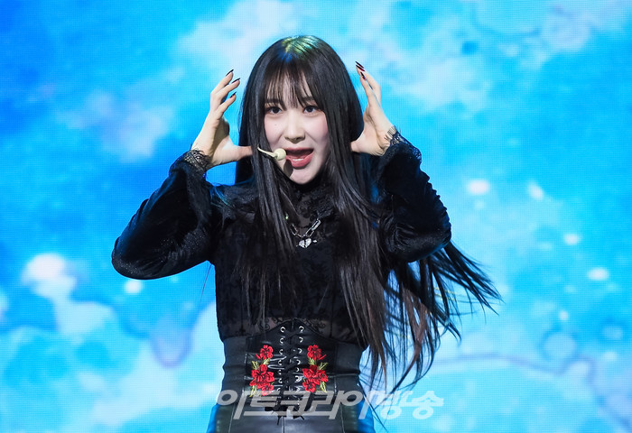 이채연 첫 번째 미니앨범 '허시 러시'(HUSH RUSH) 발매 기념 쇼케이스. 2022.10.12 사진 ⓒ아트코리아방송 이용선 기자