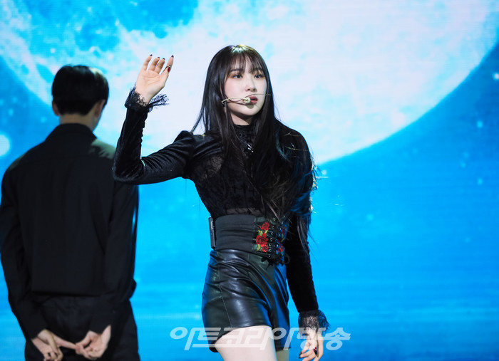 이채연 첫 번째 미니앨범 '허시 러시'(HUSH RUSH) 발매 기념 쇼케이스. 2022.10.12 사진 ⓒ아트코리아방송 이용선 기자