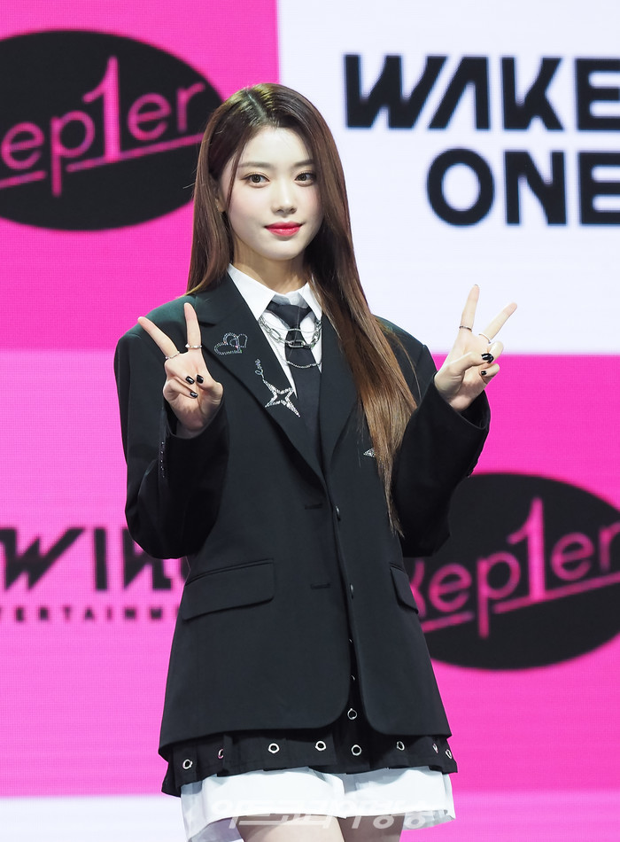 케플러 세 번째 미니앨범 '트러블슈터'(TROUBLESHOOTER) 발매 기념 쇼케이스(샤오팅). 2022.10.13 사진 ⓒ아트코리아방송 이용선 기자