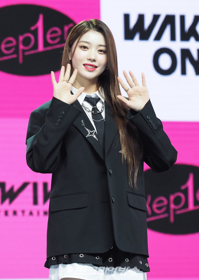 케플러 세 번째 미니앨범 '트러블슈터'(TROUBLESHOOTER) 발매 기념 쇼케이스(샤오팅). 2022.10.13 사진 ⓒ아트코리아방송 이용선 기자