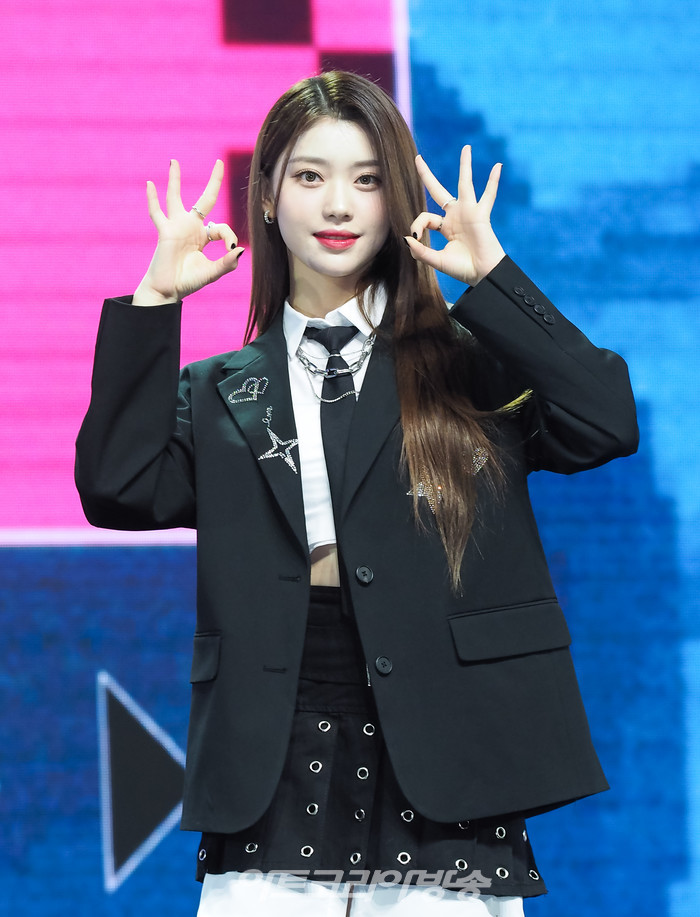 케플러 세 번째 미니앨범 '트러블슈터'(TROUBLESHOOTER) 발매 기념 쇼케이스(샤오팅). 2022.10.13 사진 ⓒ아트코리아방송 이용선 기자