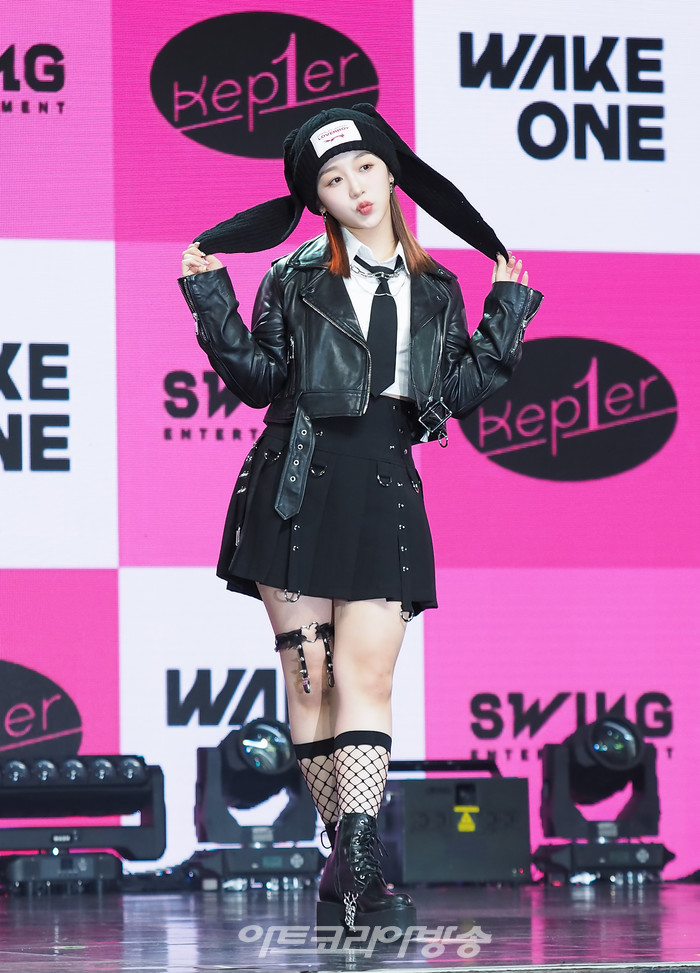 케플러 세 번째 미니앨범 '트러블슈터'(TROUBLESHOOTER) 발매 기념 쇼케이스(히카루). 2022.10.13 사진 ⓒ아트코리아방송 이용선 기자