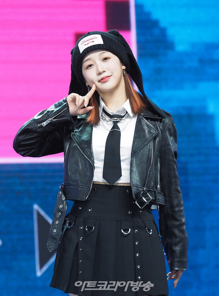 케플러 세 번째 미니앨범 '트러블슈터'(TROUBLESHOOTER) 발매 기념 쇼케이스(히카루). 2022.10.13 사진 ⓒ아트코리아방송 이용선 기자