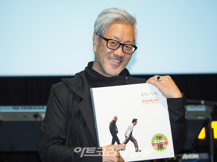 봄여름가을겨울 '브라보 마이 라이프!(Bravo My Life!)' 20주년 바이닐 앨범 발매기념 기자간담회(김종진) 2022.10.14 사진 ⓒ아트코리아방송 이용선 기자