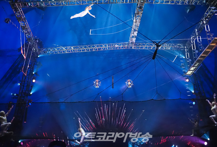 태양의 서커스 '뉴 알레그리아' 프레스콜. 2022.10.20 사진 ⓒ아트코리아방송 이용선 기자