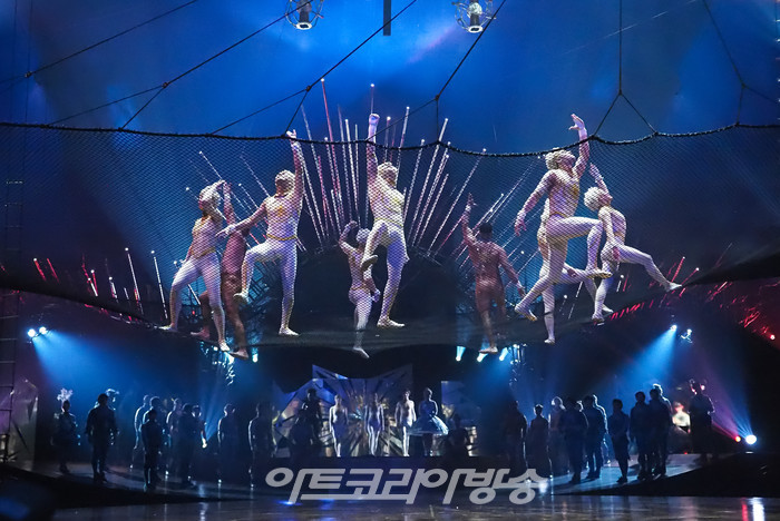 태양의 서커스 '뉴 알레그리아' 프레스콜. 2022.10.20 사진 ⓒ아트코리아방송 이용선 기자