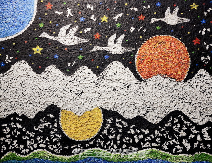 제26회 하정열 우주작가 '우주그림전'-우주창조 208001-F