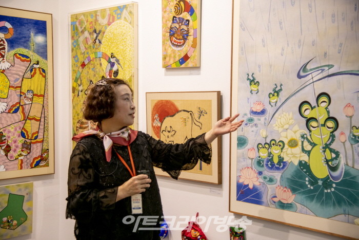 송현숙 작가, 제4회 ‘앙데팡당Korea 국제아트페어’ 부스 개인전