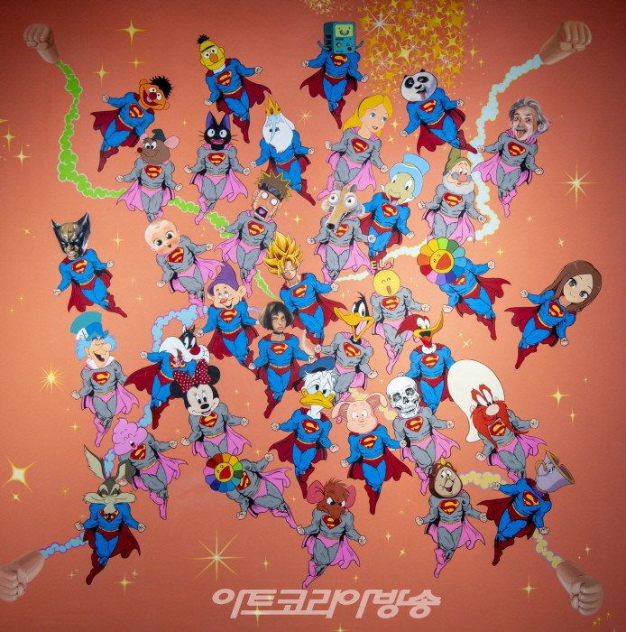 비채아트뮤지엄 갤러리 '싱가폴 국제아트페어 참가, 상상을 깨우다-Dreamability展'기자간담회-김인 작가 작품