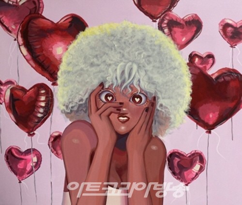 비채아트뮤지엄 갤러리 '싱가폴 국제아트페어 참가, 상상을 깨우다-Dreamability展'기자간담회-김휘 작가작품