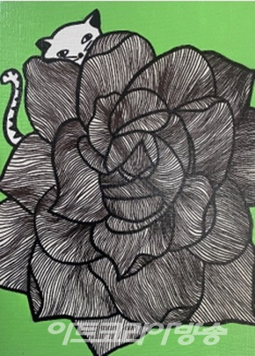 발달장애 화가-유명 화가 함께 싱가폴 국제아트페어 참가-권한솔 작가작품