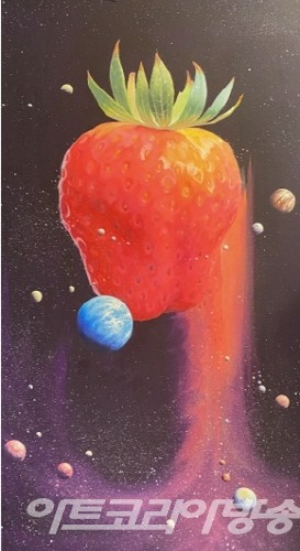 발달장애 화가-유명 화가 함께 싱가폴 국제아트페어 참가-정정식 작가작품