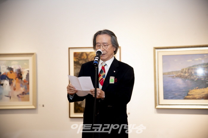 제11회 상 미술회전-최예태 화백 축사