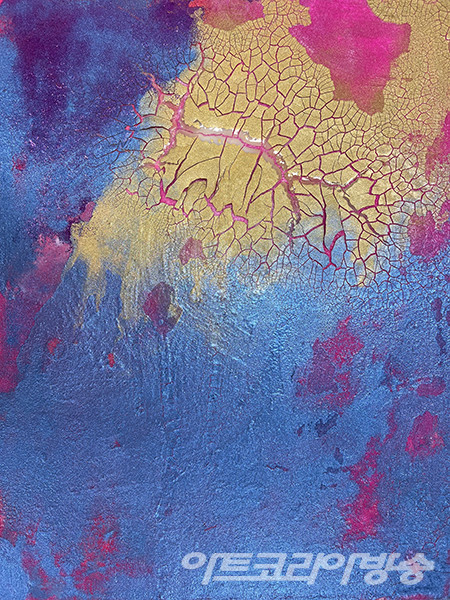 김과리 作_태동적 희망_116.8x91cm_Mixed Media_2022