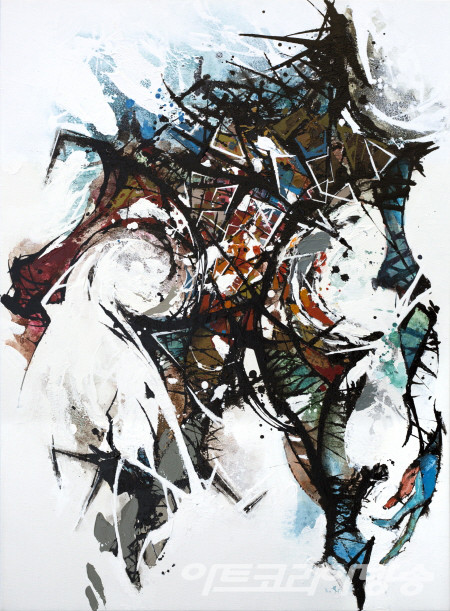 권영석 作_Decomposed_Acrylic on canvas_72.7x53cm_2020