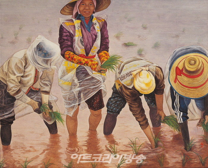 이숙자, 보리밭의 생명력으로 이룩한 채색화 대가