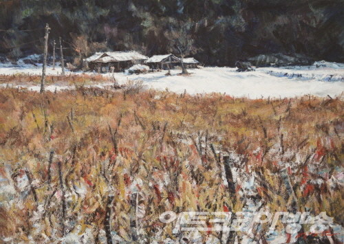 이월에...V_100x72.7cm_Oil on canvas / 장순현 展 세월속의 현장