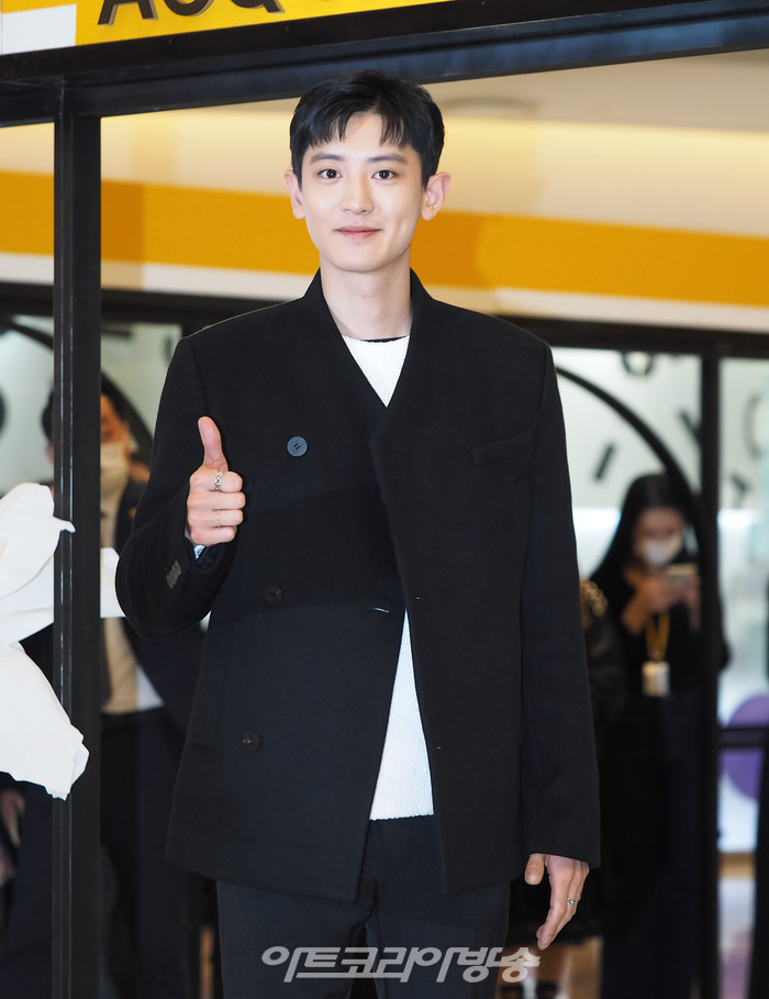 '매그놀리아 데이즈' 팝업 스토어 행사(엑소 찬열) 2022.11 18 사진 ⓒ아트코리아방송 이용선 기자​