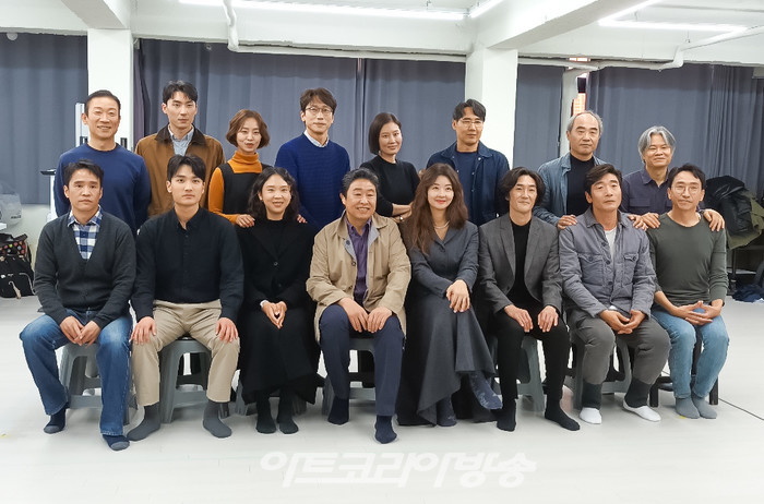 연극 '광부화가들' 연습실 공개 현장. 2022.11 18 사진 ⓒ아트코리아방송 이용선 기자​