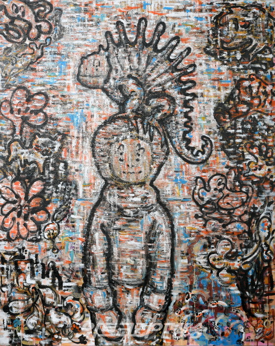 고권, 추운날 162x132cm Acrylic on canvas 2020