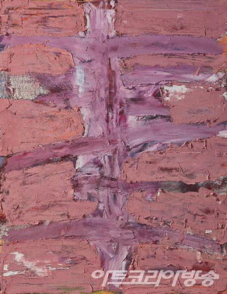  황정민 作_뼈와 살_mixed media on canvas_91x116.8cm_2022 / 젊음의 향연展