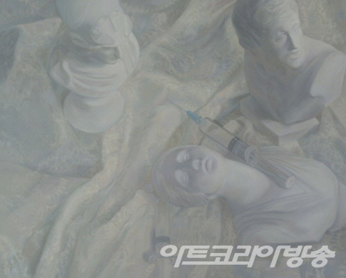  유수지 作_영원_oil on canvas_162.2x130.3cm_2022 / 젊음의 향연展