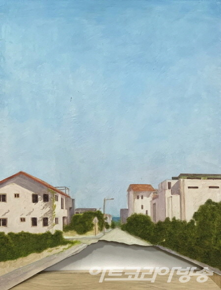 김보경 作_무제_혼합재료_53x40.9cm_2022 / 젊음의 향연展