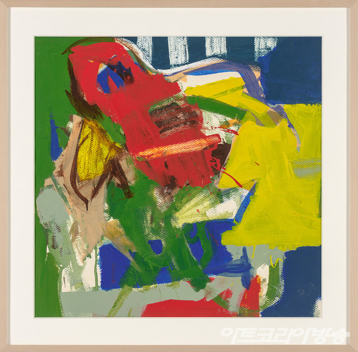 최욱경(1940-1985)〈Untitled〉1960년대Acrylic on paper45.5 x 47 cm / KUKJE GALLERY