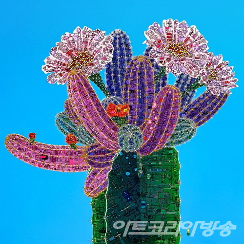 Channel.50-4_91x91cm_Acrylic on canvas_2020 / 김필순作