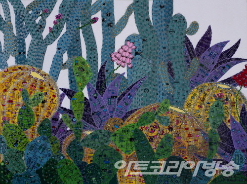 Channel.60-1_130x97cm_Acrylic on canvas_2019 / 김필순作