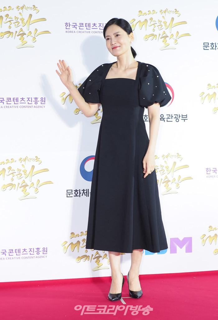 [AK포토] 김선영, 웃음꽃이 활짝