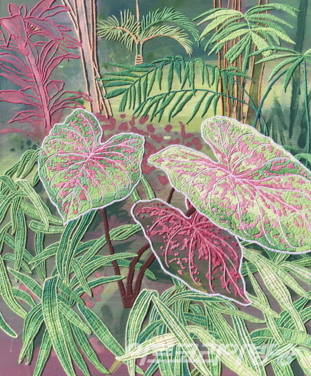 Moving Leaves_72.7x60.6cm_Acrylic on canvas_2022