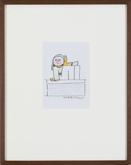 8. 생각하는 여인, 2020