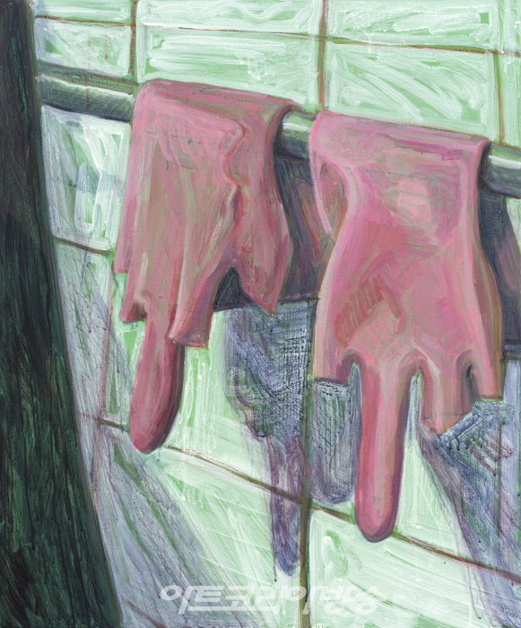 두 번 머겅1_캔버스에 아크릴_72.7×60.6cm_2022