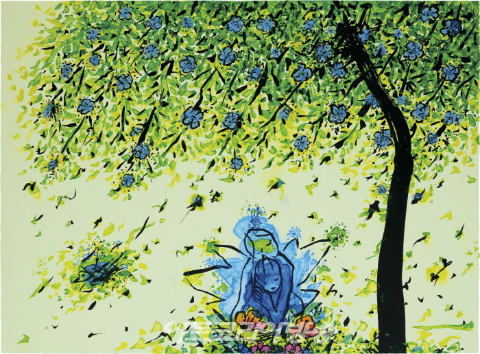 전후연 작가의 봄비