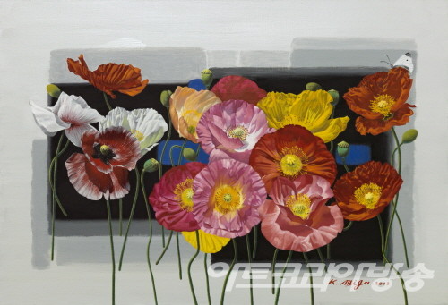 김미자作 - 감사하고, 또 감사하고..._72.7x50cm_Oil on Canvas_2013