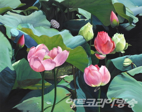 김미자作 - 연_91x72.7cm_Oil on Canvas_2020