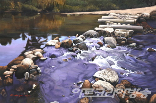 김미자作 - 행복의 나라로..._91x60.6cm_Oil on Canvas_2017