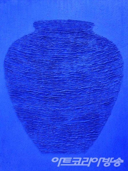 윤순원 作 - 不二_116x90cm_Mixed media on hanji Relif_2022