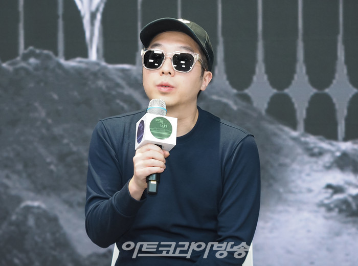 서울라이트 DDP 기자간담회(뉴미디어 아티스트 엔자임(Nsyme) ) 2022.12.16 사진 ⓒ아트코리아방송 이용선 기자​