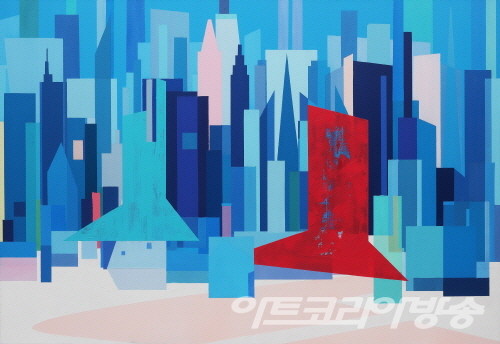 도시의 순간들16_130.3x89.4cm_Oil on canvas_2022  _ 김용호