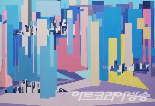 도시의 순간들15_130.3x89.4cm_Oil on canvas_2022  _ 김용호